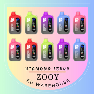 Cigarrillos electrónicos de gran capacidad en almacenes europeos ZOOY DIAMOND 15000puff