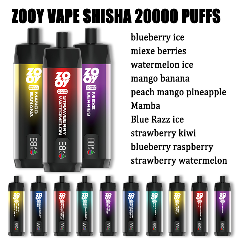 Almacenes europeos Múltiples sabores ZOOY VAPE SHIAHA 20000 PUFFS